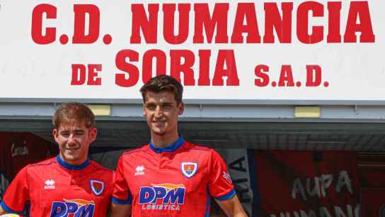 El Numancia presenta a dos nuevos delanteros 