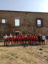 El equipo femenino DUX Logroño prosigue su pretemporada en La Póveda de Soria