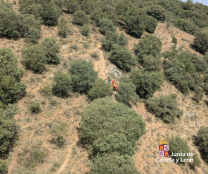Rescatado varón herido en ruta senderista desde Soria a Los Rábanos