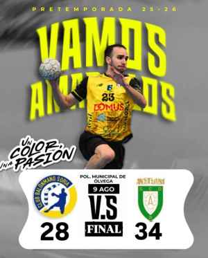 El Balonmano Soria inicia en Ólvega sus partidos de pretemporada