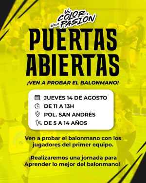 Jornada de puertas abiertas de Balonmano Soria para enseñar a niños Jornada de puertas abiertas de Balonmano Soria para enseñar a niños