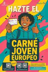 La Junta ofrece gratis Carné Joven Europeo a los cien primeros que lo tramiten