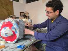 San Esteban de Gormaz inicia restauración de sus cabezudos