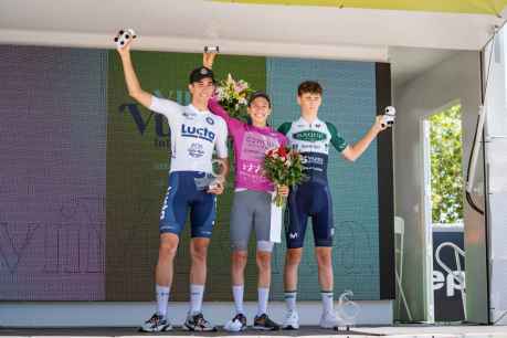 La Vuelta Ciclista Junior a la Ribera del Duero tiene un final de etapa en Soria