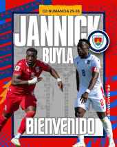 El internacional con Guinea Ecuatorial Jannick Buyla refuerza medular del Numancia