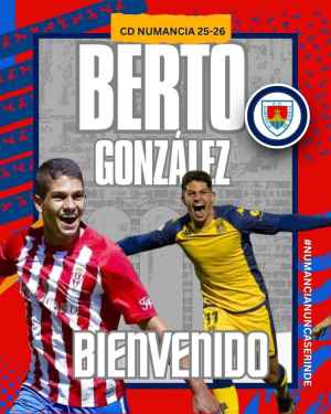 El Numancia ficha al extremo asturiano "Berto"
