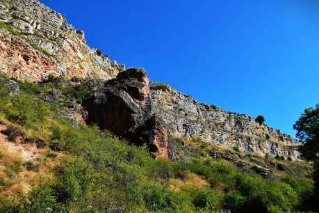 Un paisaje singular en el cañón del Río Caracena