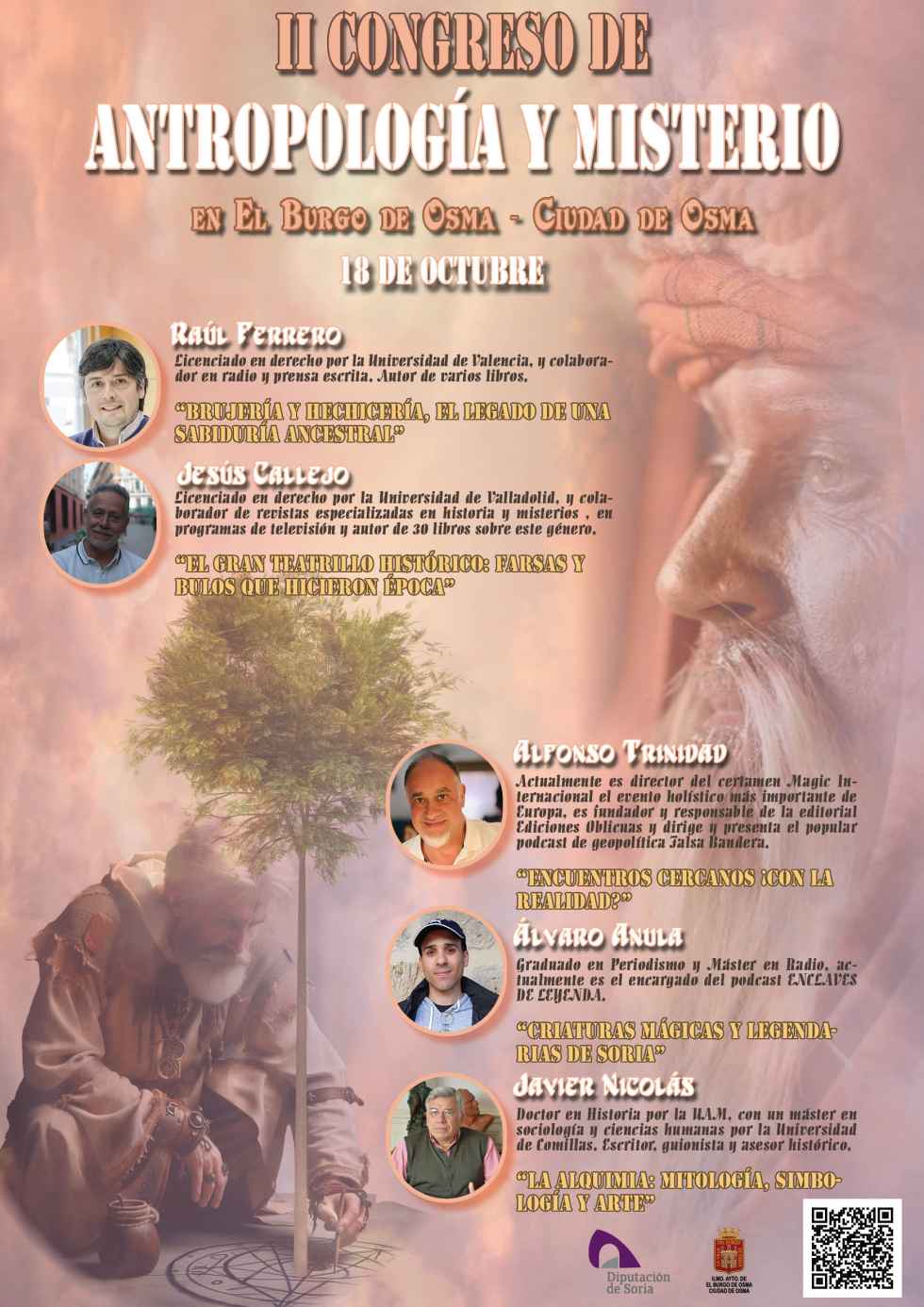 El Burgo de Osma acoge en octubre el II Congreso de Antropología y Misterio El Burgo de Osma acoge en octubre el II Congreso de Antropología y Misterio