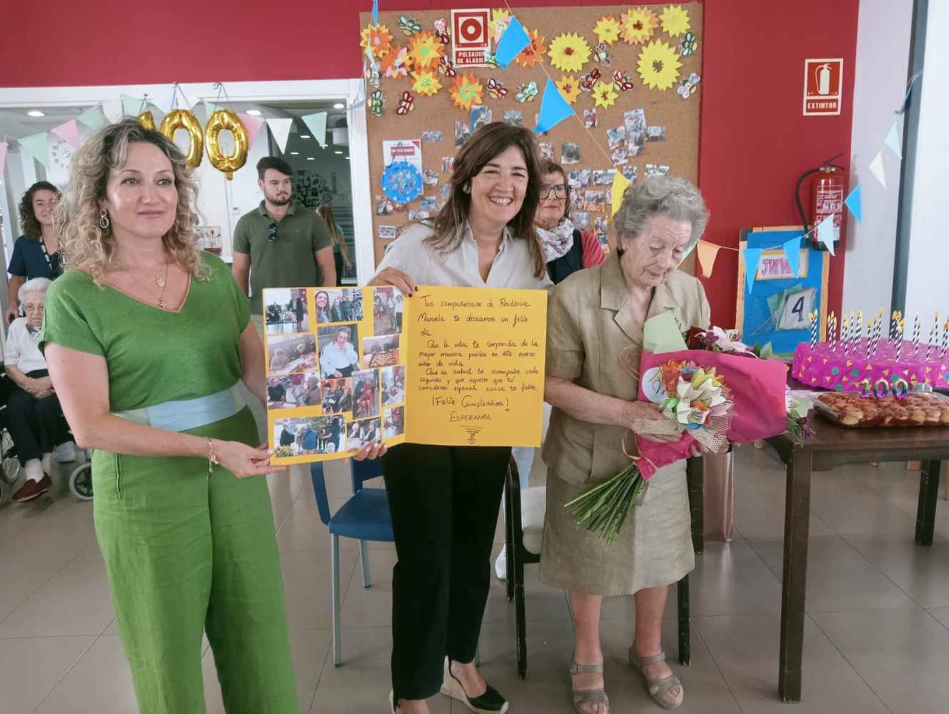 Esperanza Gallardo, de Gómara, celebra su centenario Esperanza Gallardo, de Gómara, celebra su centenario