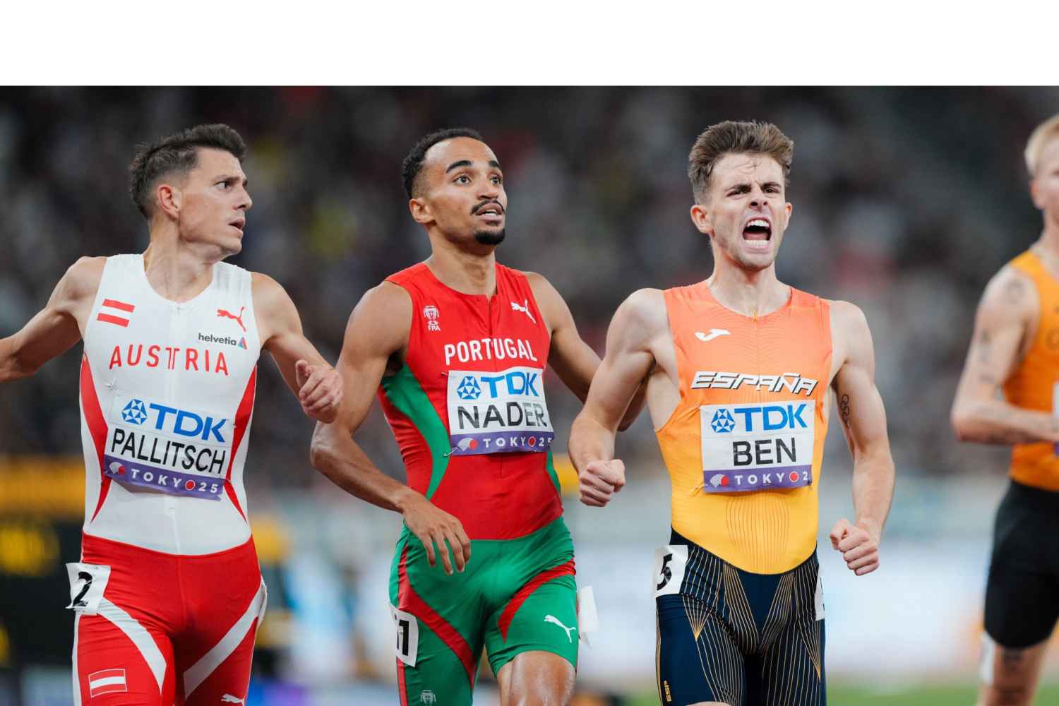El portugués Isaac Nader, entrenado por Pascual Oliva, campeón del mundo en 1.500 metros
