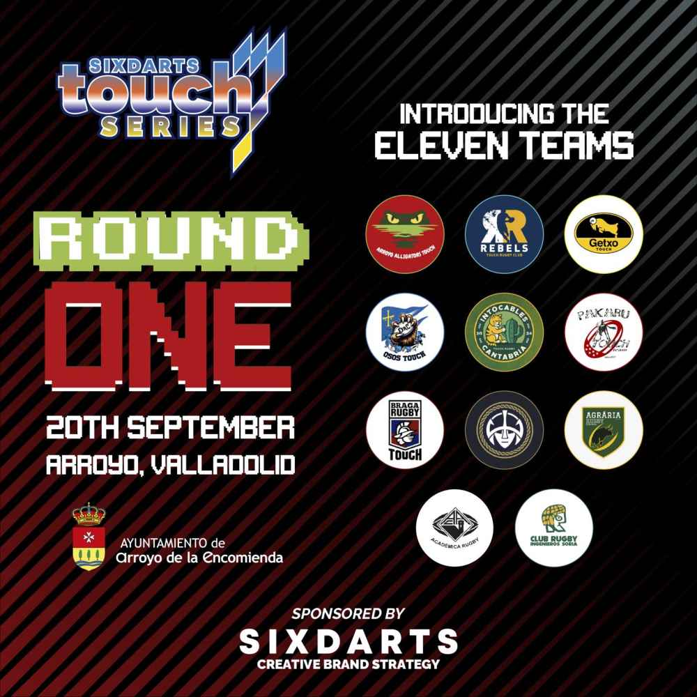 El Ingenieros de Soria Touch Rugby debuta en el Six Darts Touch Series