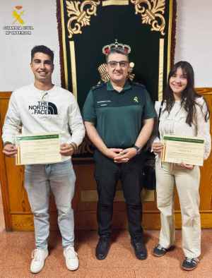La Guardia Civil de Soria tutela prácticas de dos estudiantes de Criminología La Guardia Civil de Soria tutela prácticas de dos estudiantes de Criminología