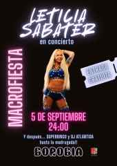 Borobia abre sus fiestas patronales con el show de Leticia Sabater
