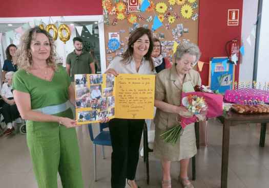 Esperanza Gallardo, de Gómara, celebra su centenario