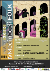 Óscar Ibáñez encabeza cartel de IV edición del Festival Medinaceli FOLK