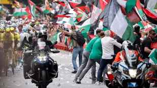 IU llama a la protesta en defensa de Palestina en las etapas de La Vuelta en Castilla y León