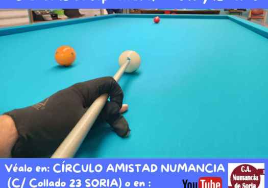 El Círculo Amistad Numancia abre temporada en Soria frente al potente Club Billar Mataró