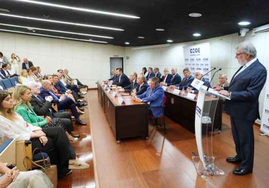 Santiago Aparicio, reelegido presidente de CEOE Castilla y León para un cuarto mandato 