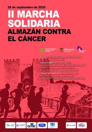 Almazán organiza en septiembre la II Marcha contra el Cáncer