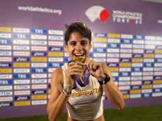 La marchadora María Pérez se cuelga en Tokio su terce oro mundial
