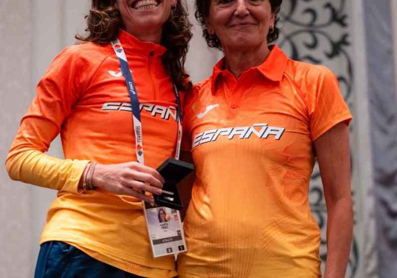 Marta Pérez, insignia de plata por sus 25 internacionalidades 