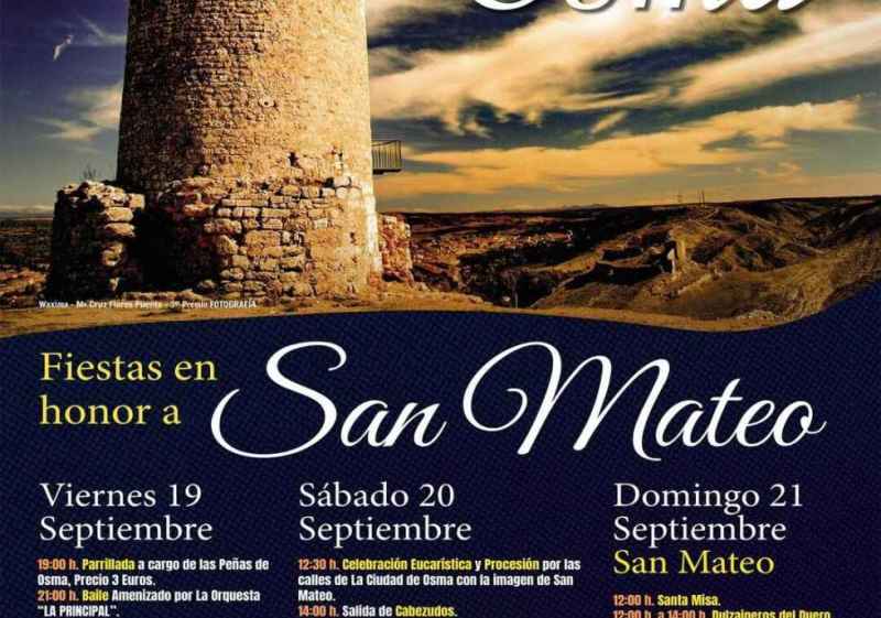 Ciudad de Osma se cita con sus fiestas de San Mateo