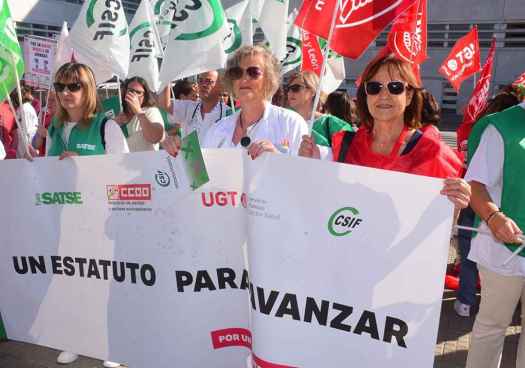 El personal sanitario reclama en Soria "Estatuto Marco"