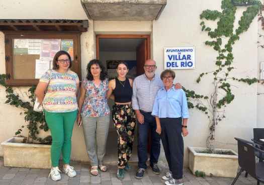 Latorre comprueba, en Villar del Río, "excelencia" de programa Campus Rural 
