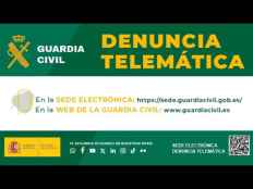 La Guardia Civil explica cómo funciona la denuncia telemática completa