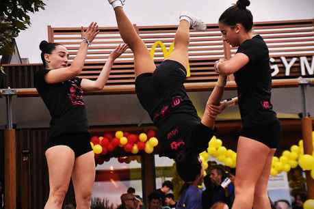 Exhibición del Club Deportivo de Gimnasia de Soria en Camaretas