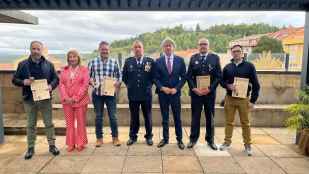 Entrega de condecoraciones y reconocimientos en la Fiesta de la Policía Local de Soria