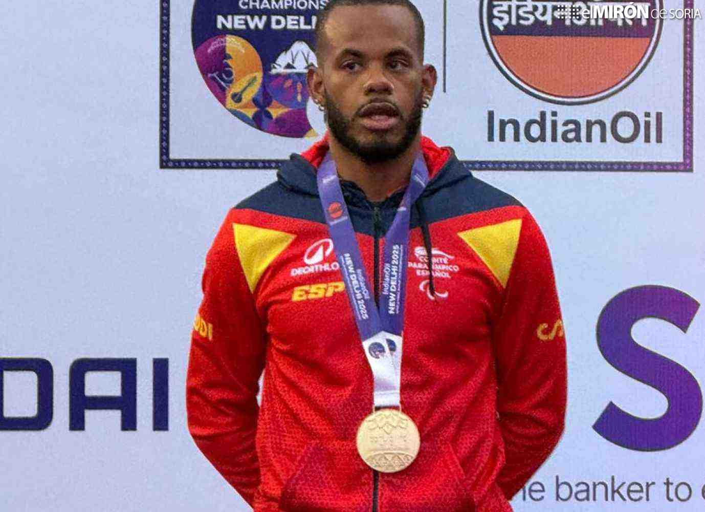 David José Pineda, campeón con récord en 400 metros del Mundial Virtus