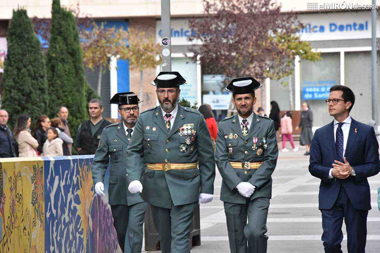 Actos institucionales de la Guardia Civil de Soria con motivo de festividad de la Virgen del Pilar 