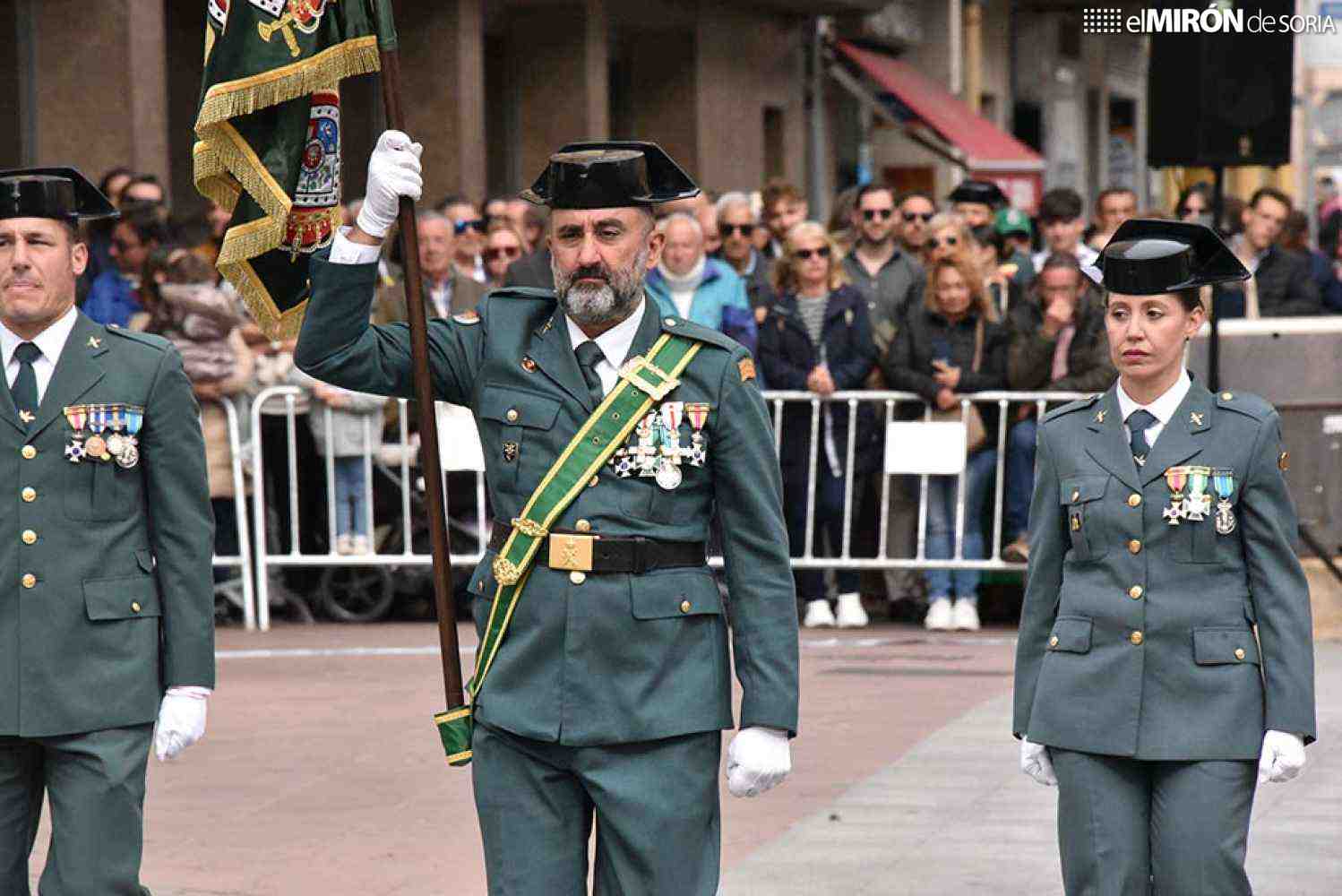Actos institucionales de la Guardia Civil de Soria con motivo de festividad de la Virgen del Pilar 