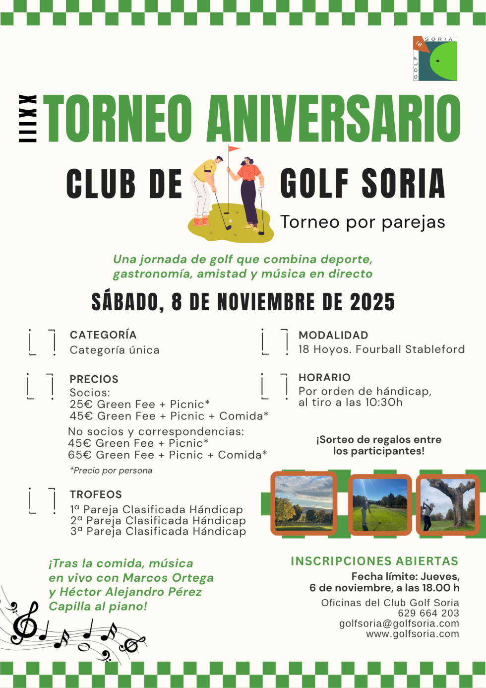 Inscripciones abiertas para la 23ª edición del Torneo Aniversario