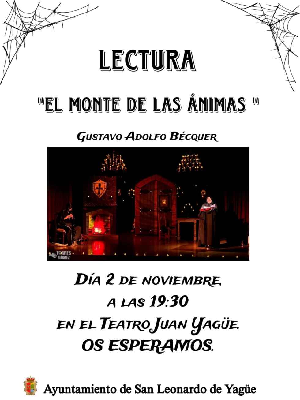 Lectura de un clásico de literatura soriana en San Leonardo de Yagüe