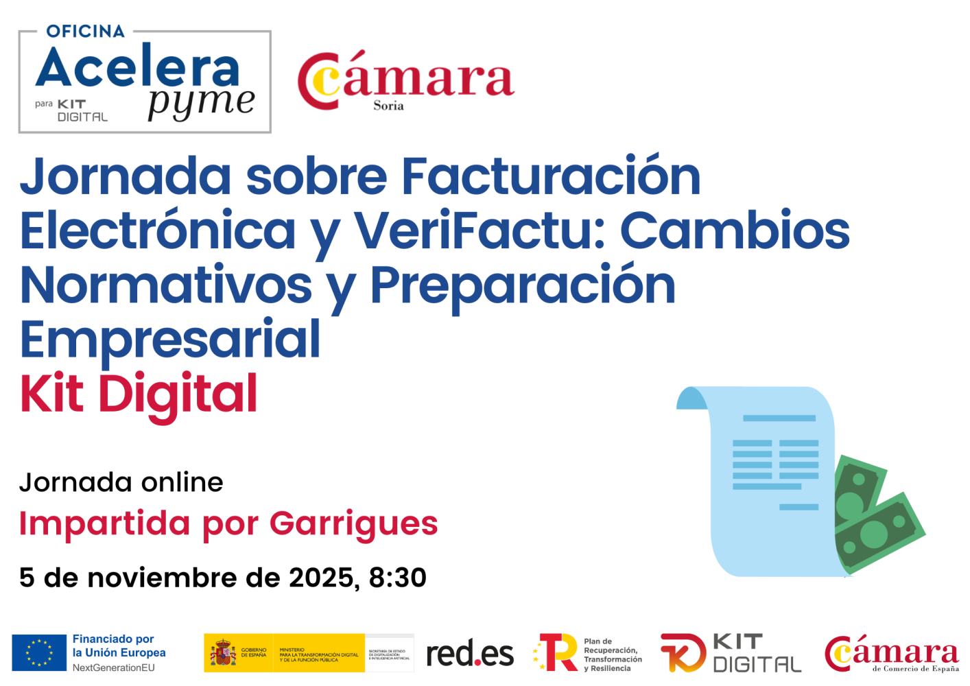 Gran acogida de jornada de la Cámara sobre facturación electrónica y Veri-Factu