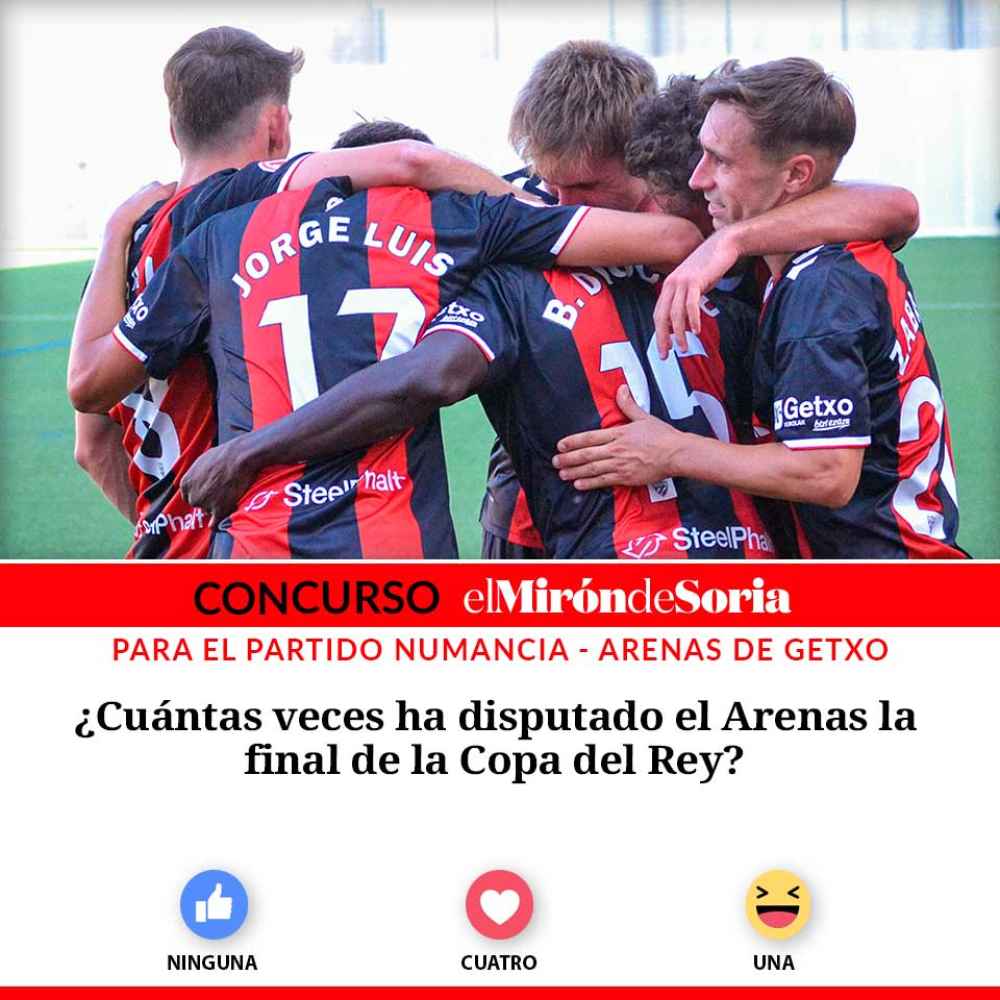 Gana dos entradas para ver el Numancia - Arenas de Getxo