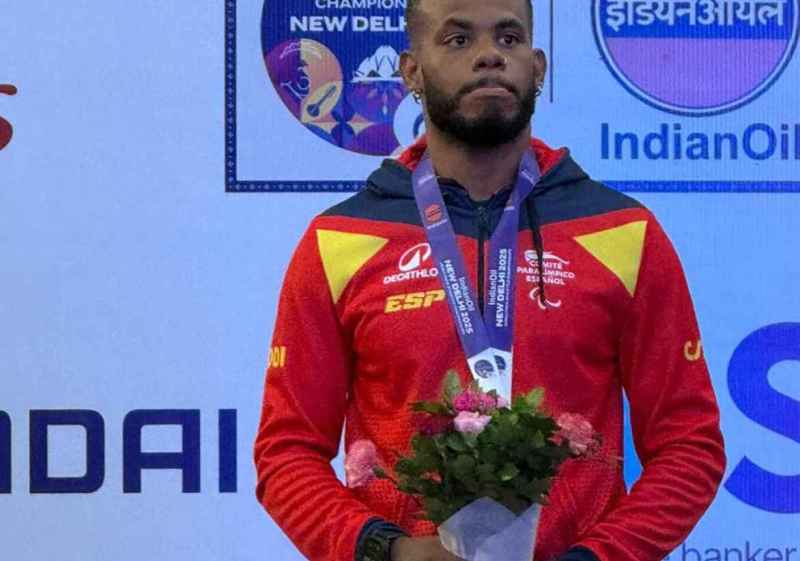 David José Pineda compite en mundial Virtus Short Track, en Ourense