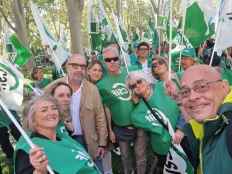Trabajadores de Sanidad de Castilla y León exigen en Madrid un nuevo Estatuto Marco 