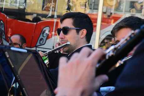 Concierto de pasodobles de la Banda Municipal de Música de Soria, en San Saturio