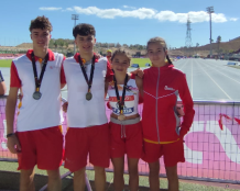 Tres medallas de atletas sorianos sub-16 en Campeonato de España de selecciones autonómicas
