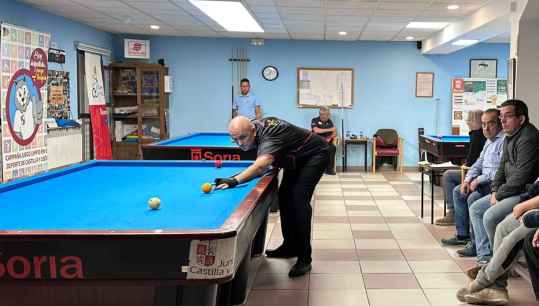 Cinco numantinos se clasifican para fase final del Regional de Billar a Tres Bandas