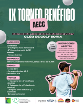 Inscripciones abiertas para la novena edición del Torneo Benéfico AECC