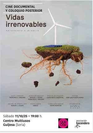 Guijosa debate sobre documental "Vidas irrenovables", que aborda transición ecológica