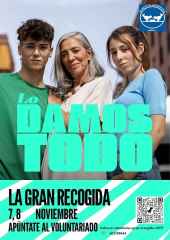 El Banco de Alimentos necesita 200 voluntarios para 