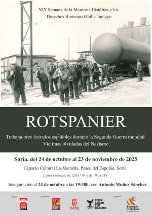 La exposicíón Rotspanier llega a Soria con Semana de la Memoria Histórica
