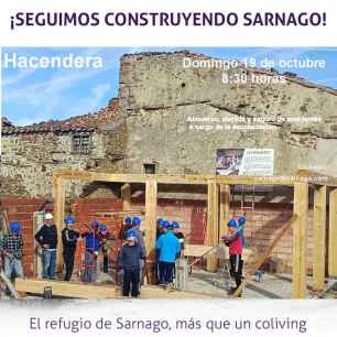Sarnago celebra su última hacendera del año para construir "su" Refugio Sarnago celebra su última hacendera del año para construir "su" Refugio