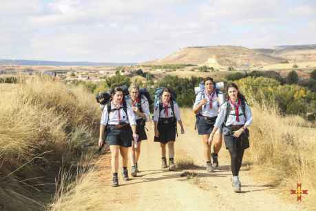 Jóvenes de toda España peregrinan a Santa María de Huerta Jóvenes de toda España peregrinan a Santa María de Huerta