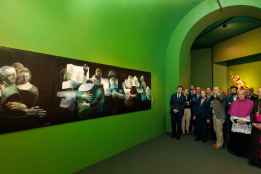 La reina emérita Sofia visita en Zamora la nueva exposición de Las Edades
